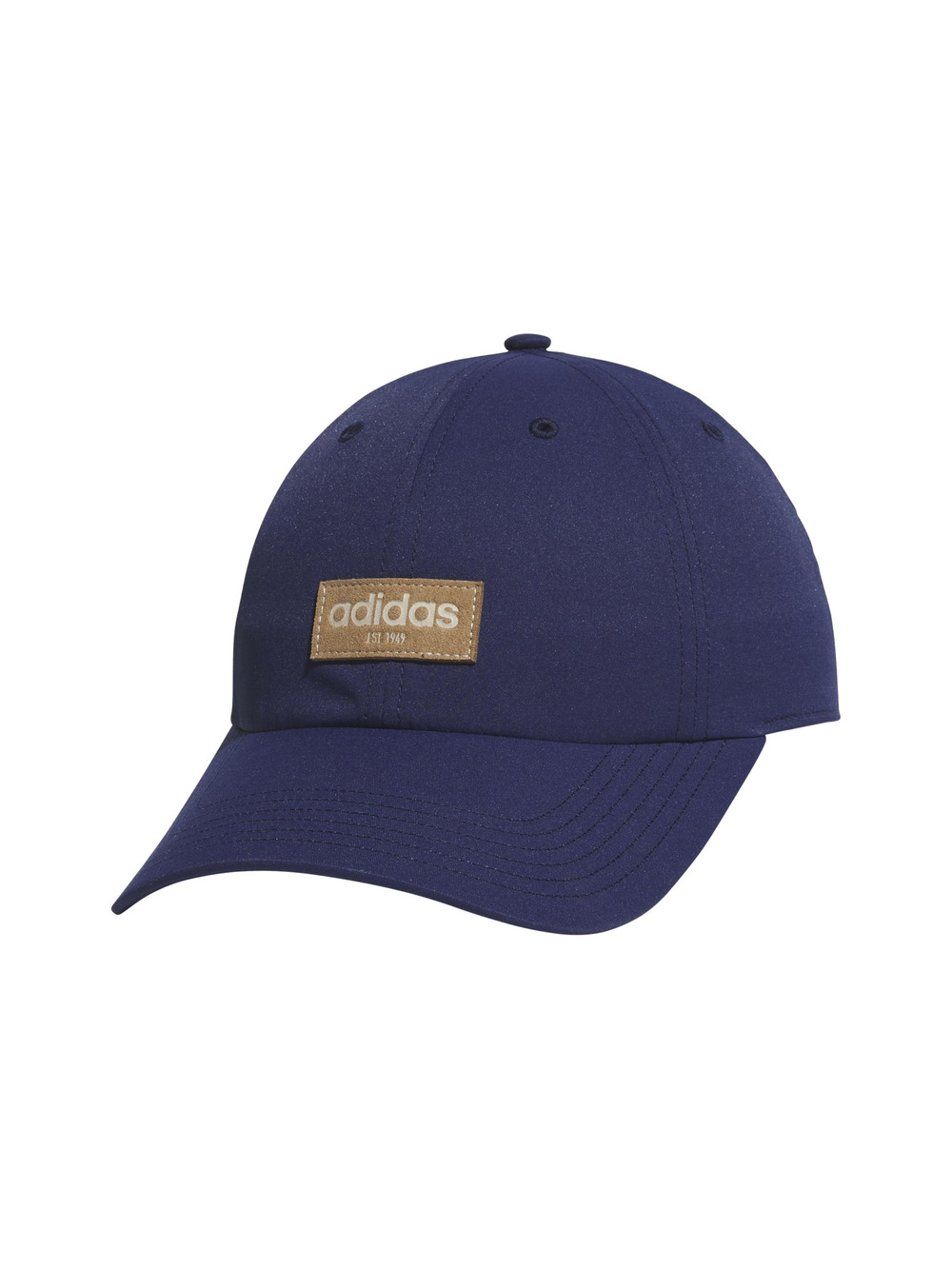 adidas Unisex Adult Court Relaxed Fit Strapback Hat | Blue, Brown | Size OS